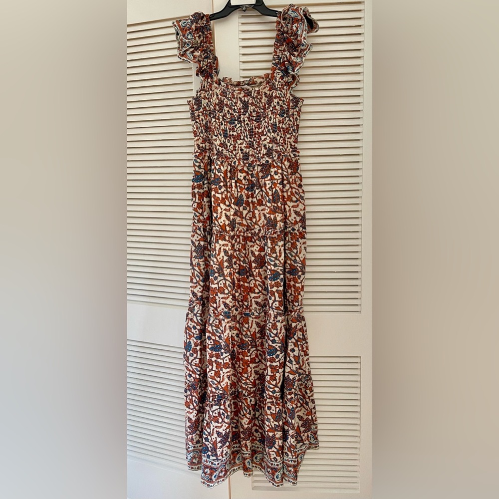 Love the Label Smocked Bodice Mirabelle Maxi Dress - L